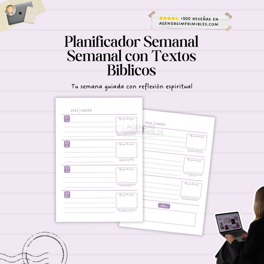 Agenda Devocional Semanal | 2026
