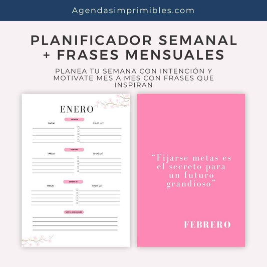 Agenda Mármol Semanal | 2026