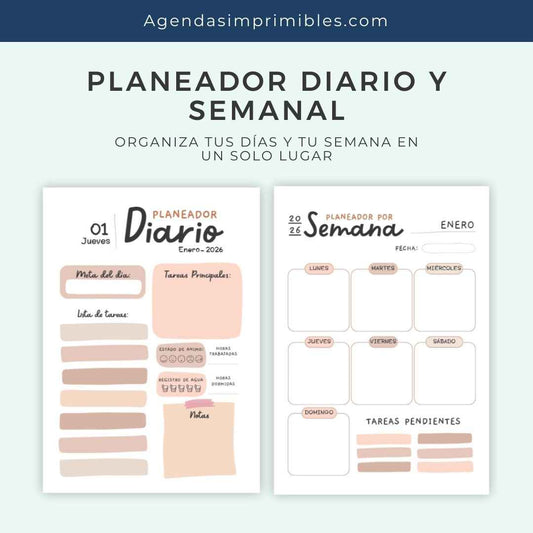 Agenda Mi Embarazo Semanal | 2026