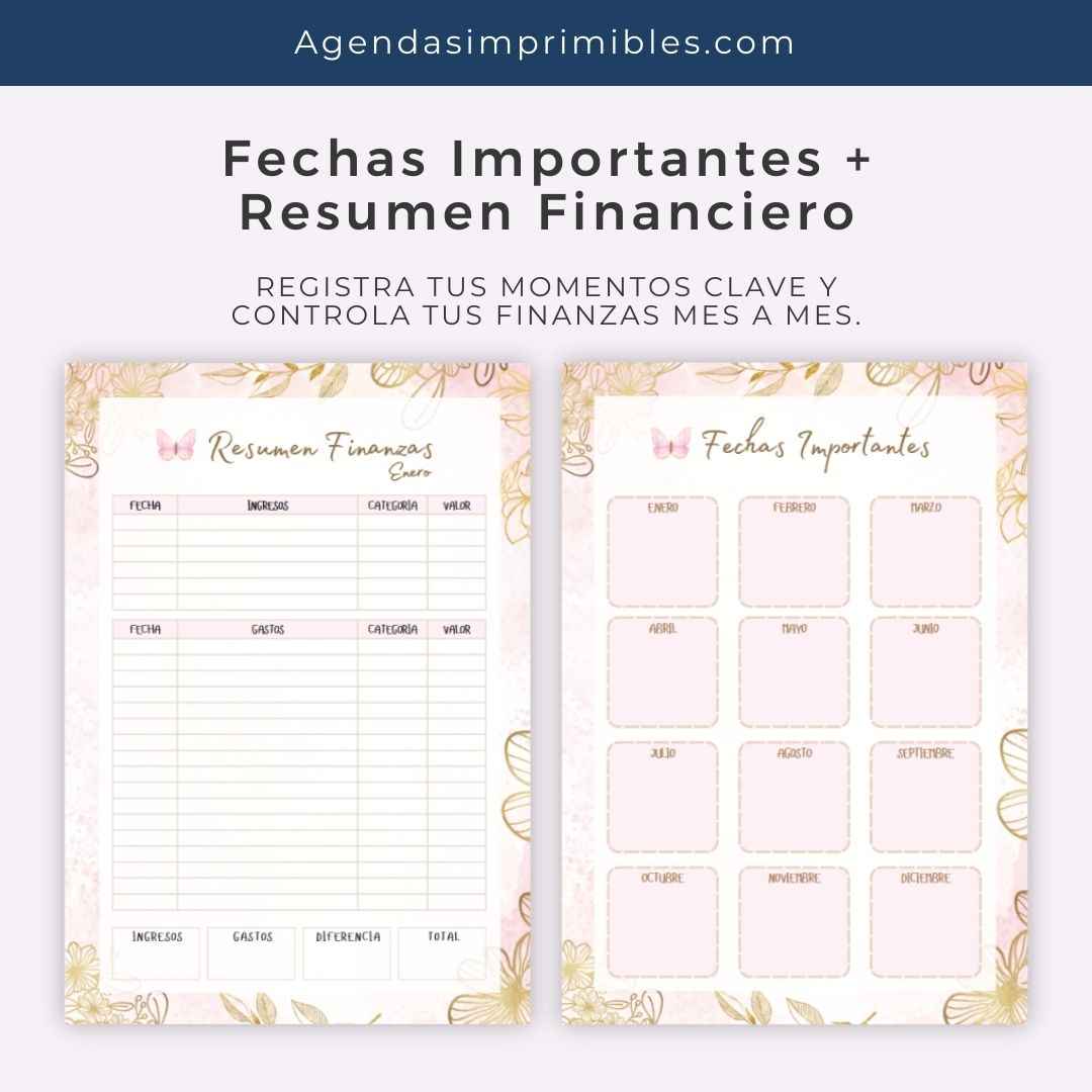 Agenda Mariposas Diaria | 2025