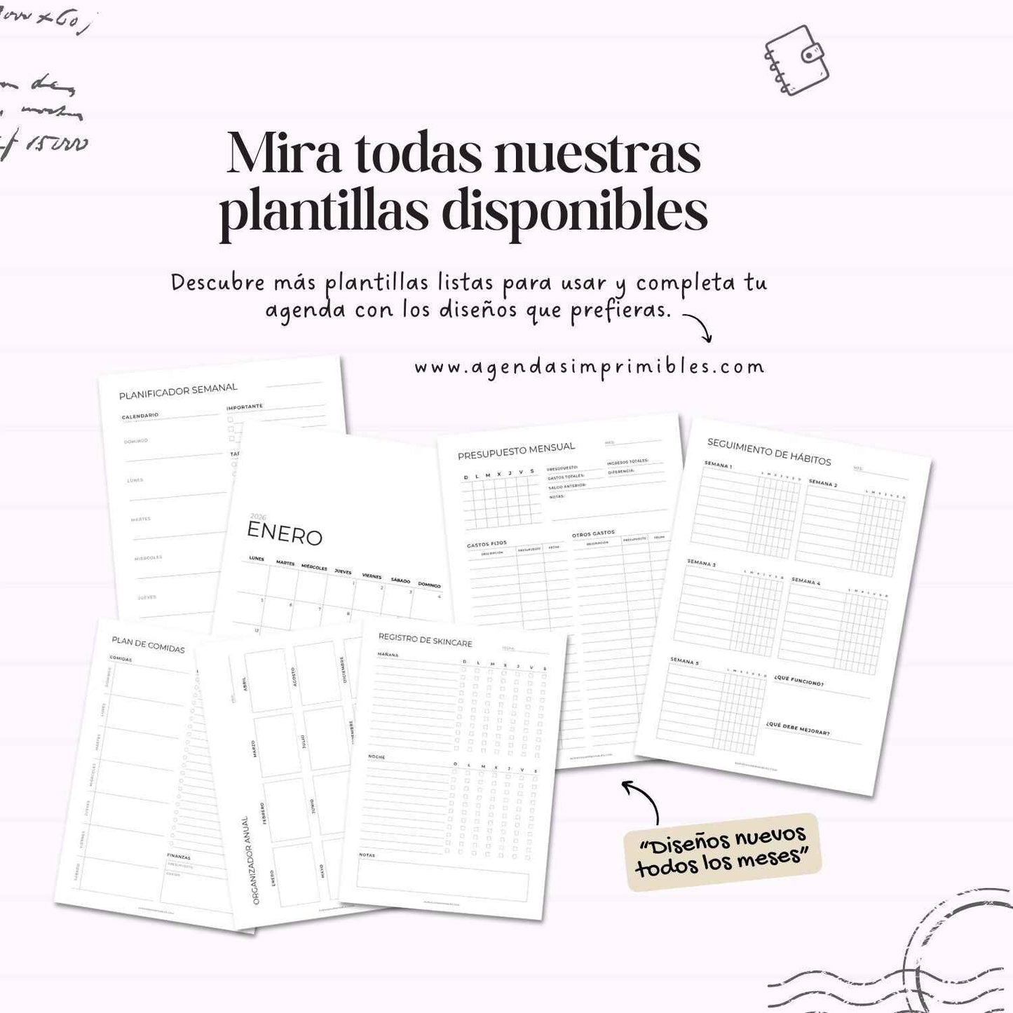 Organizadores Anuales