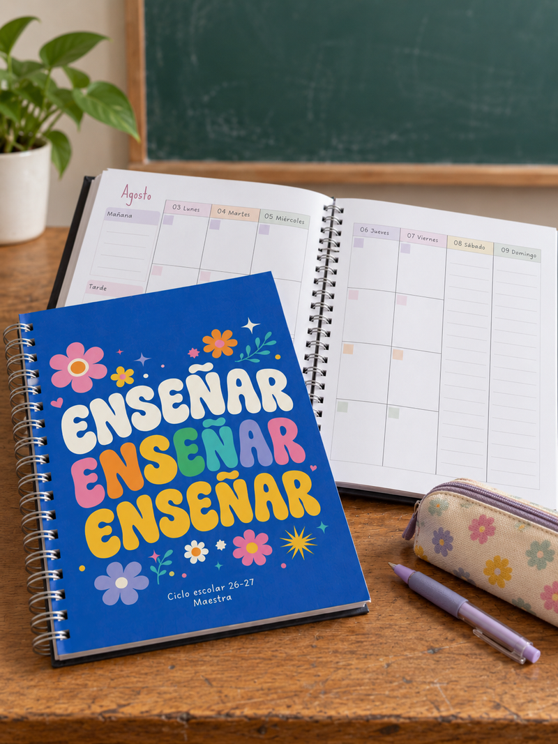Agendas para docentes 2027 imprimibles