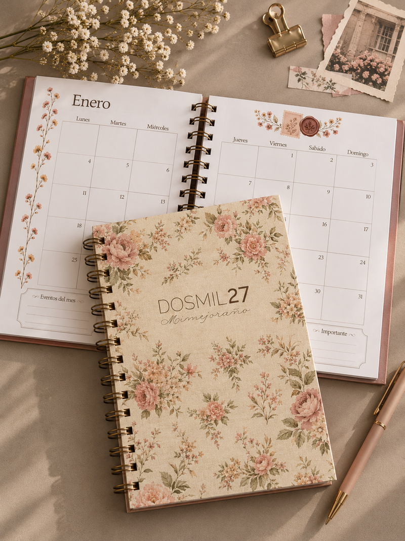 Agendas decorativas 2027