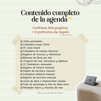 Agenda Escritores Diaria | 2026