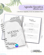Agenda Ejecutiva 2027 - Archivo Imprimible