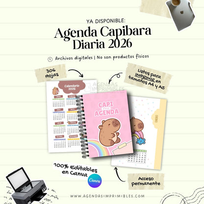 Agenda Capibara Diaria | 2026