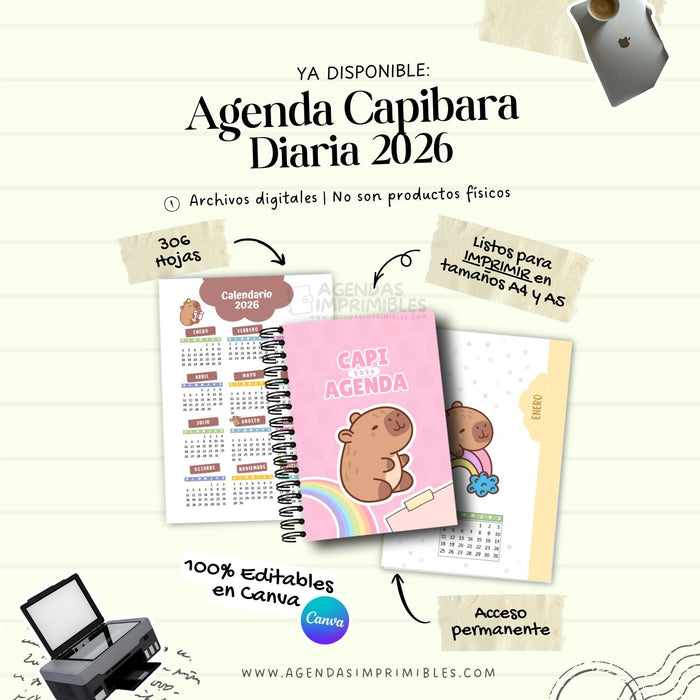 Agenda Capibara Diaria | 2026