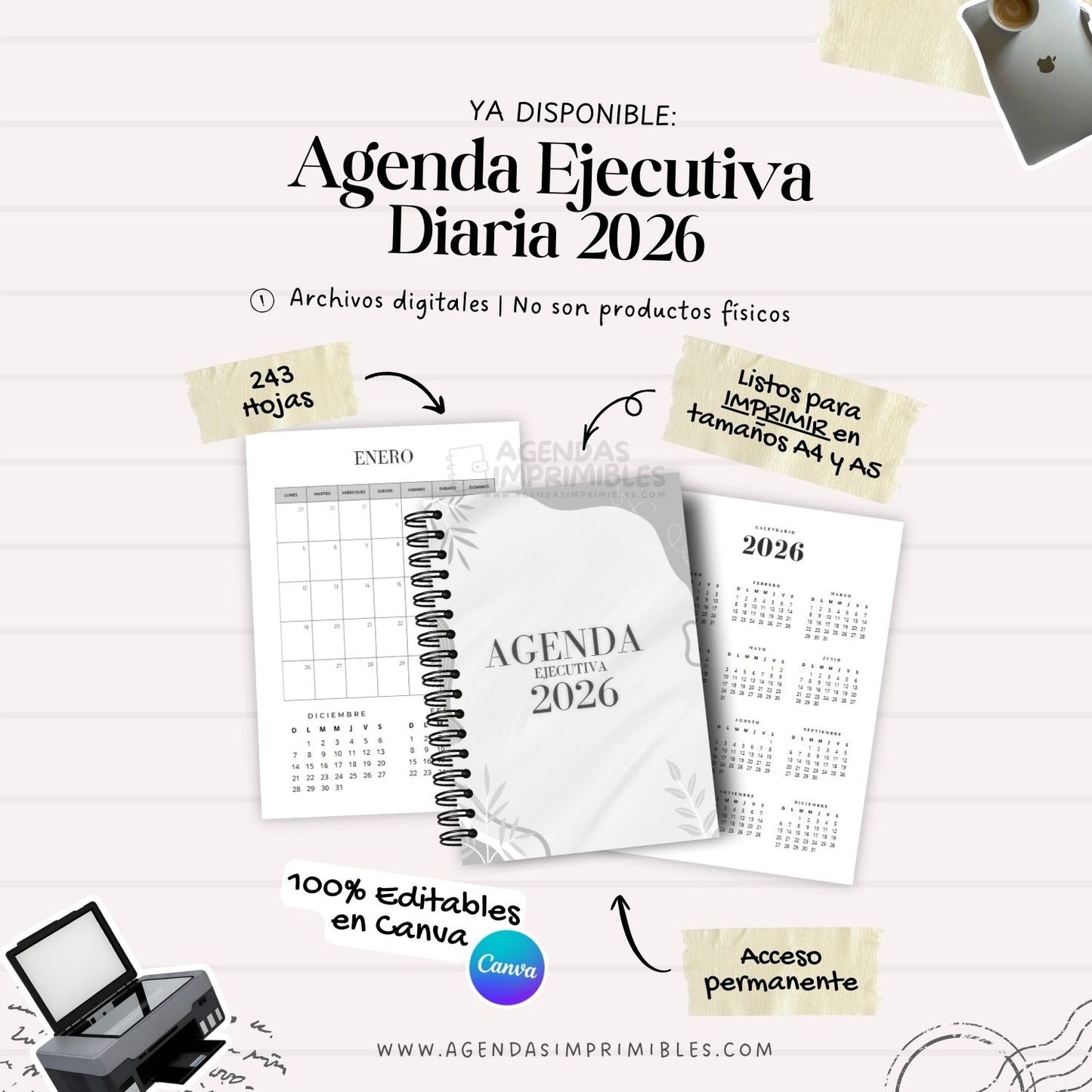 Agenda Ejecutiva Diaria | 2026