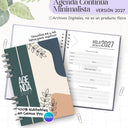 Agenda Minimalista Continua 2027 - Archivo Imprimible