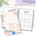 Agenda Flores 2027 - Archivo Imprimible