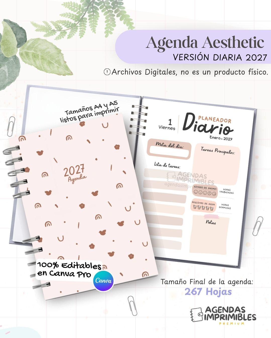Agenda Aesthetic 2027 - Diario - imagen 1