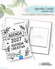 Agenda Cómic 2027 - Archivo Imprimible