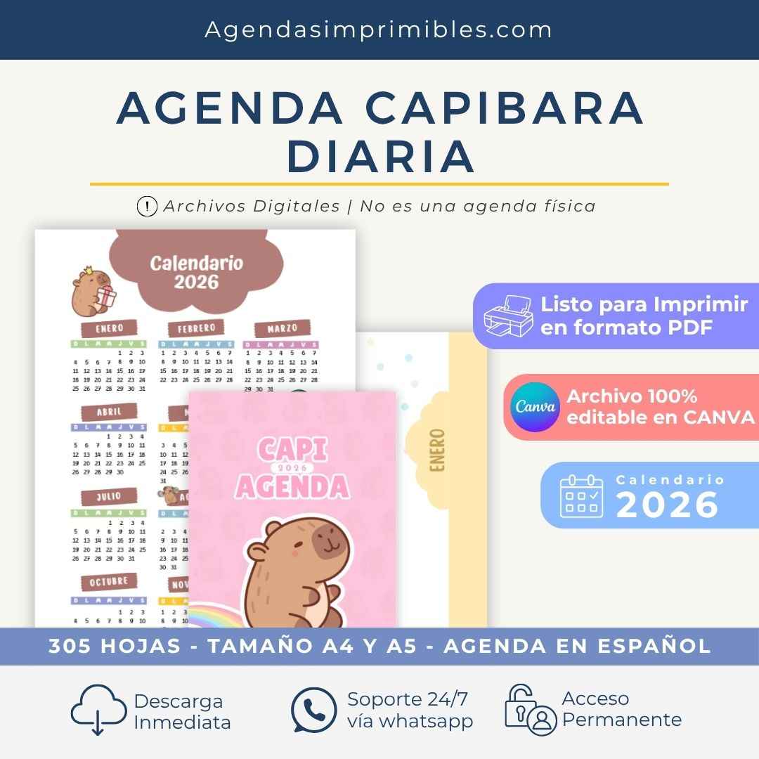 Agenda Snoopy Diaria | 2026