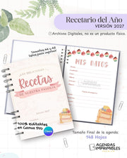 Recetario 2027 - Archivo Imprimible