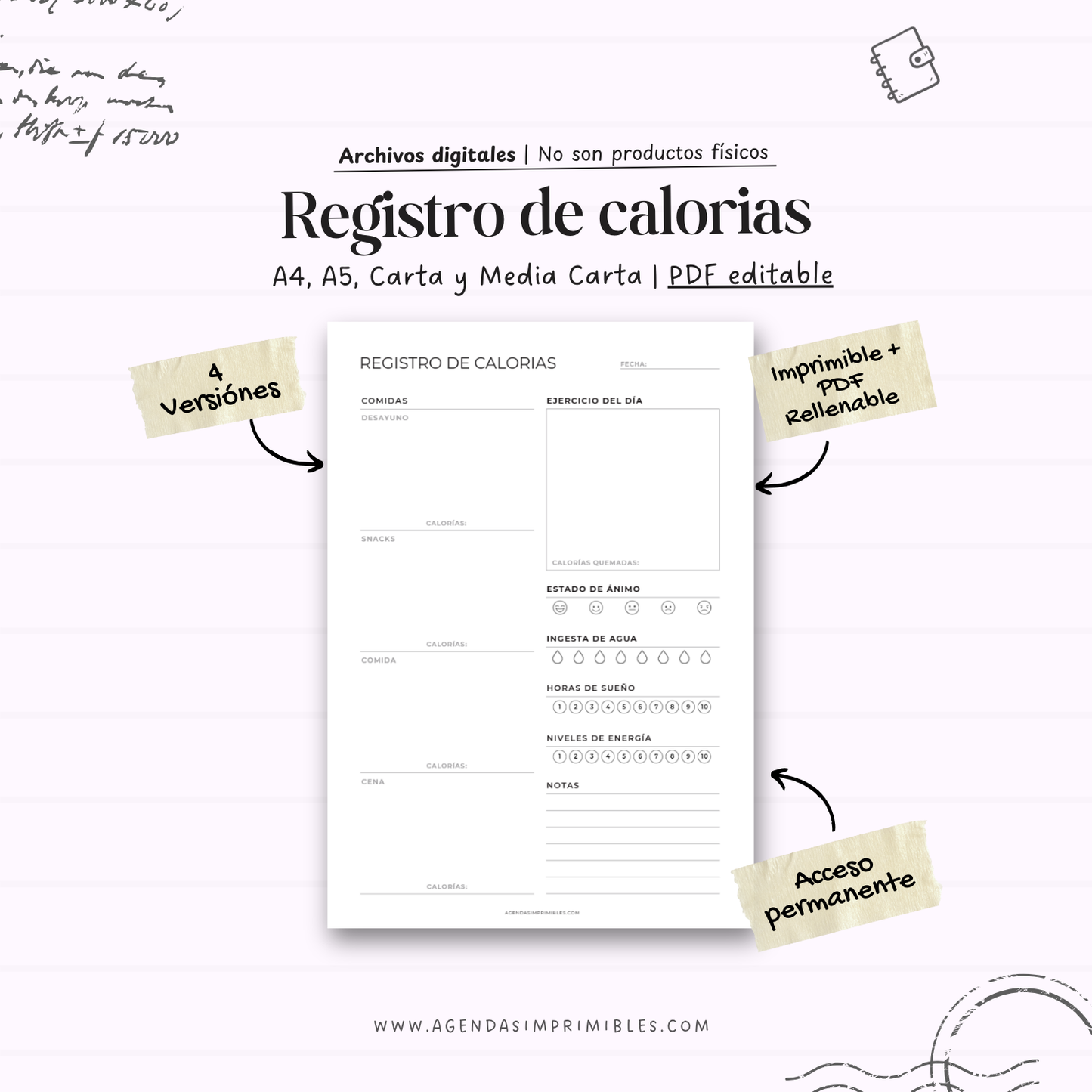 Registro de Calorias