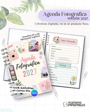 Agenda Fotográfica 2027 - Archivo Imprimible