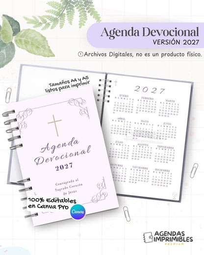 Agenda Devocional 2027 - Archivo Imprimible - imagen 1