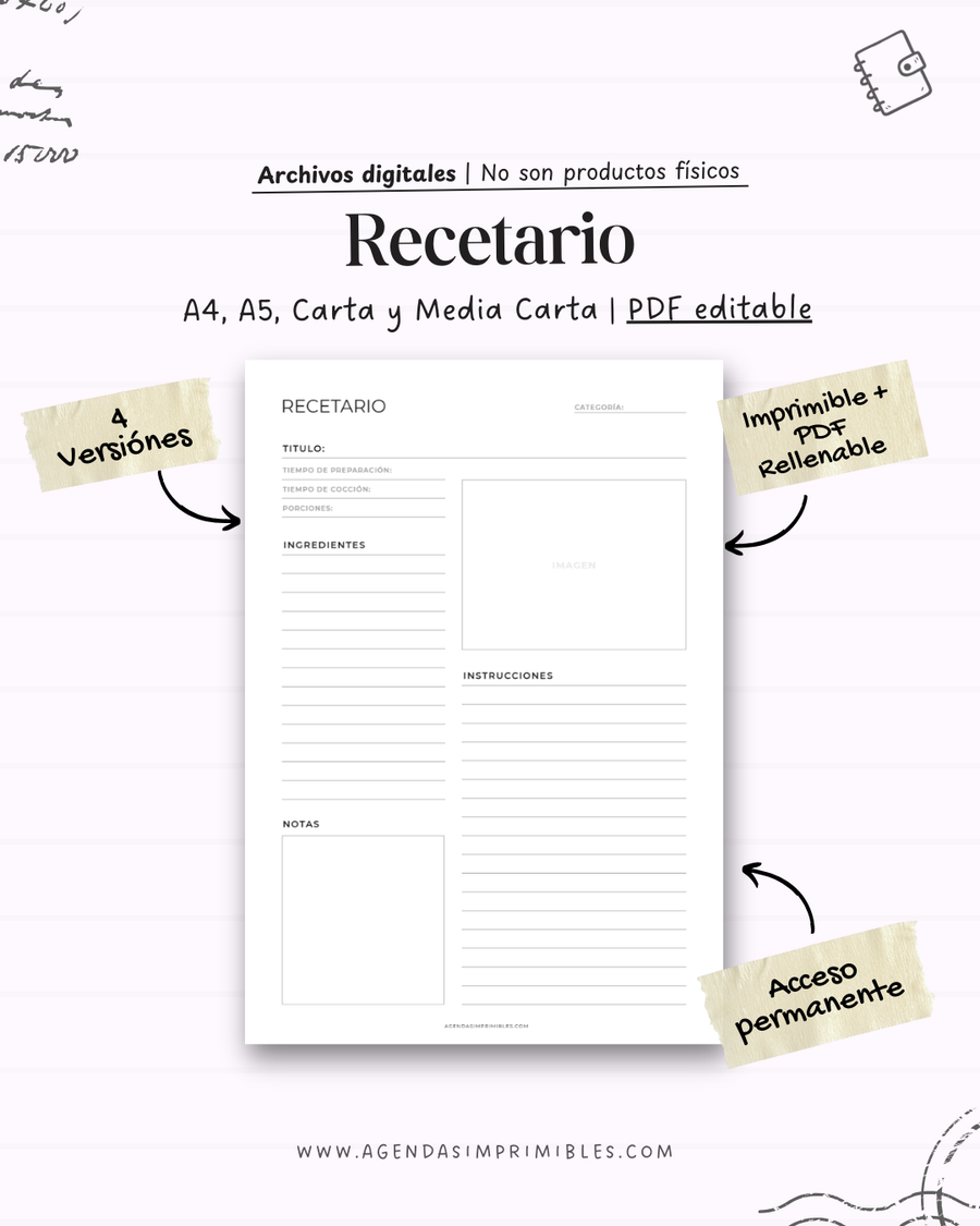 Recetario