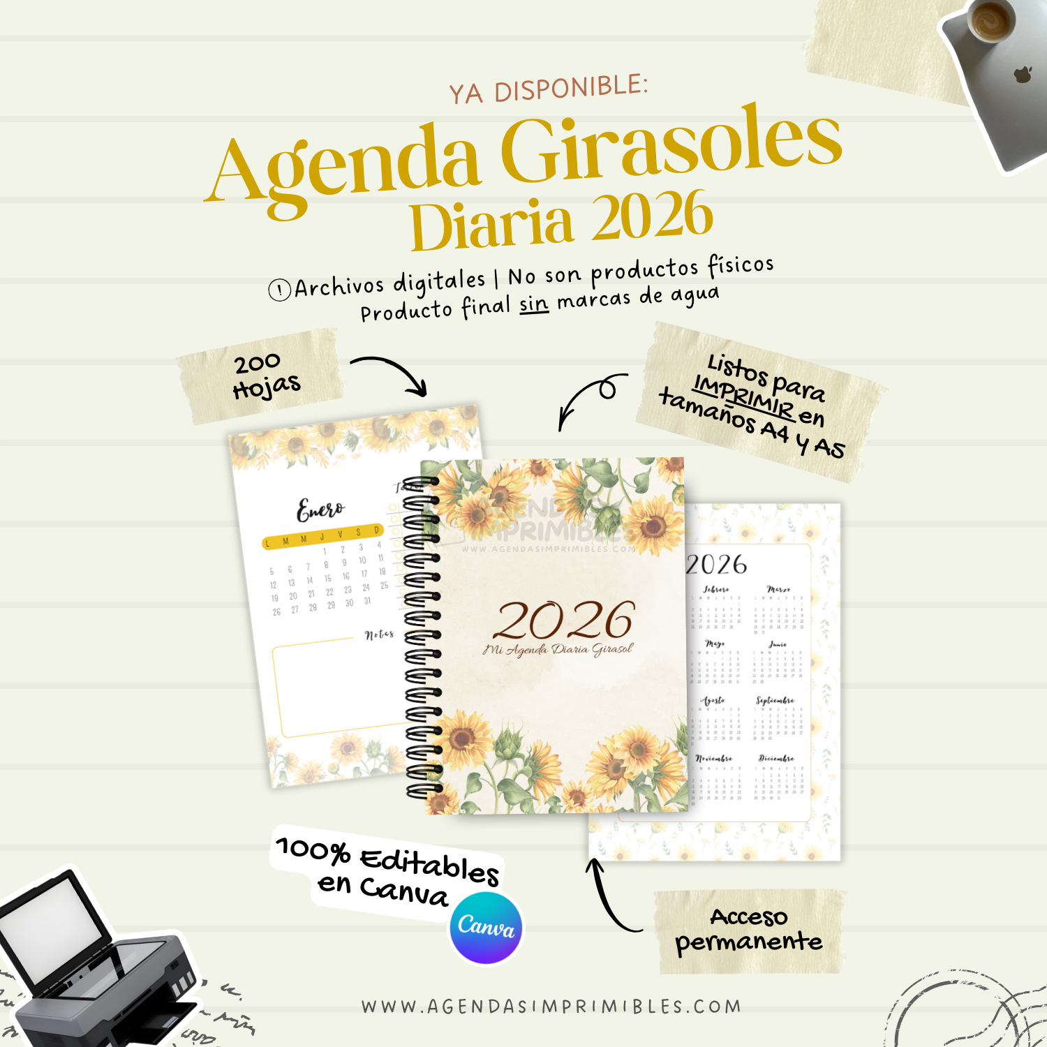 Agenda Girasol Diaria | 2026