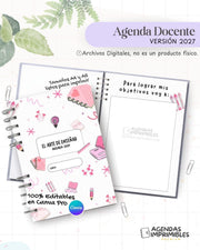 Agenda Docente 2027 - Archivo Imprimible