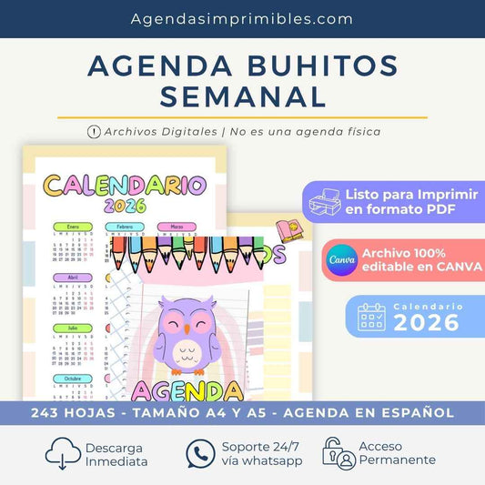 Agenda Buhitos Semanal | 2026