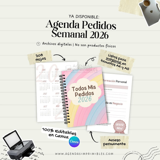 Agenda Pedidos Semanal | 2026