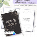 Agenda Docente Minimalista 2027 - Archivo Imprimible