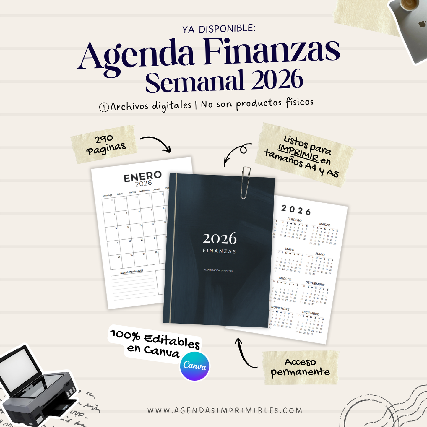 Agenda Finanzas Semanal 2026 | 2026