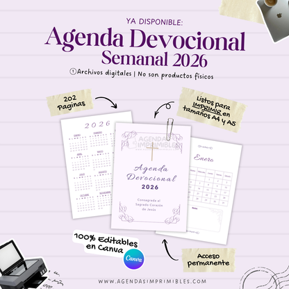 Agenda Devocional Semanal | 2026