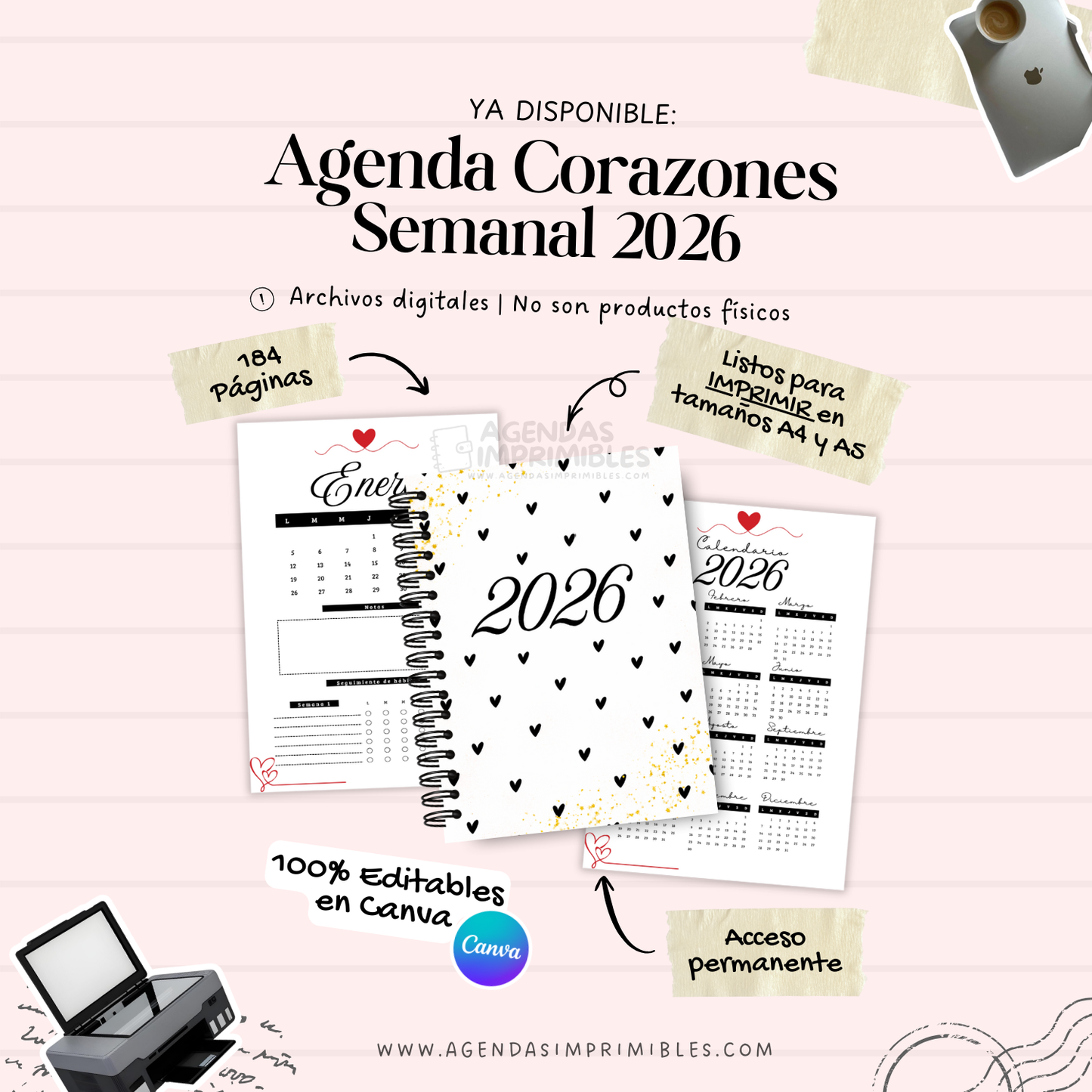 Agenda Corazones semanal| 2026