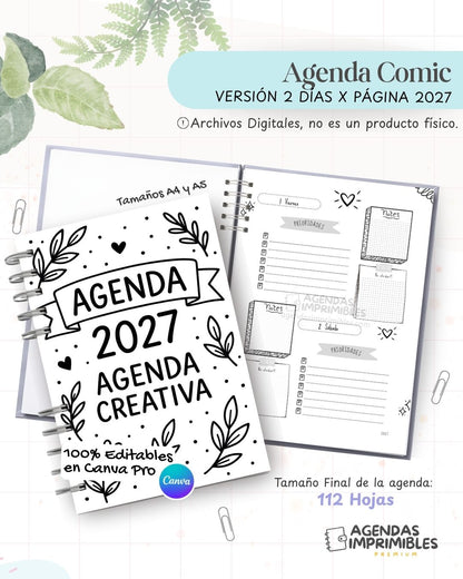 Agenda Cómic 2027 - 2 Días - imagen 1