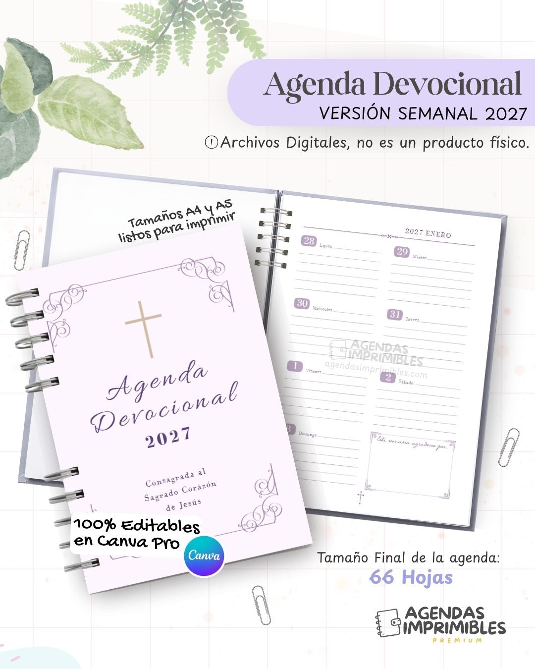 Agenda Devocional 2027 - Semanal - imagen 1