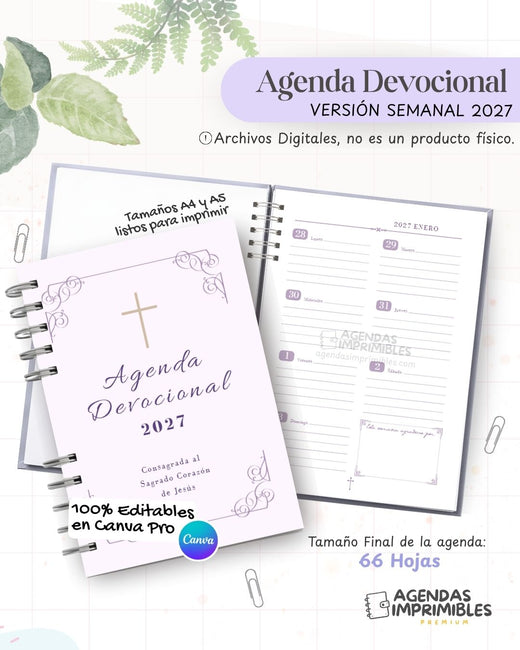 Agenda Devocional 2027 - Semanal