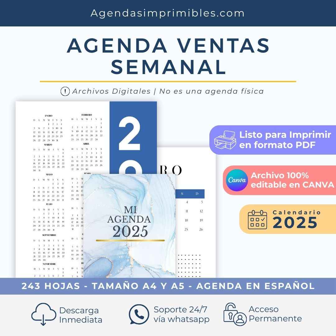 Agenda Ventas Semanal | 2025