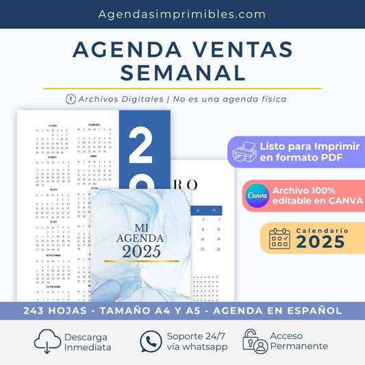 Agenda Ventas Semanal | 2025