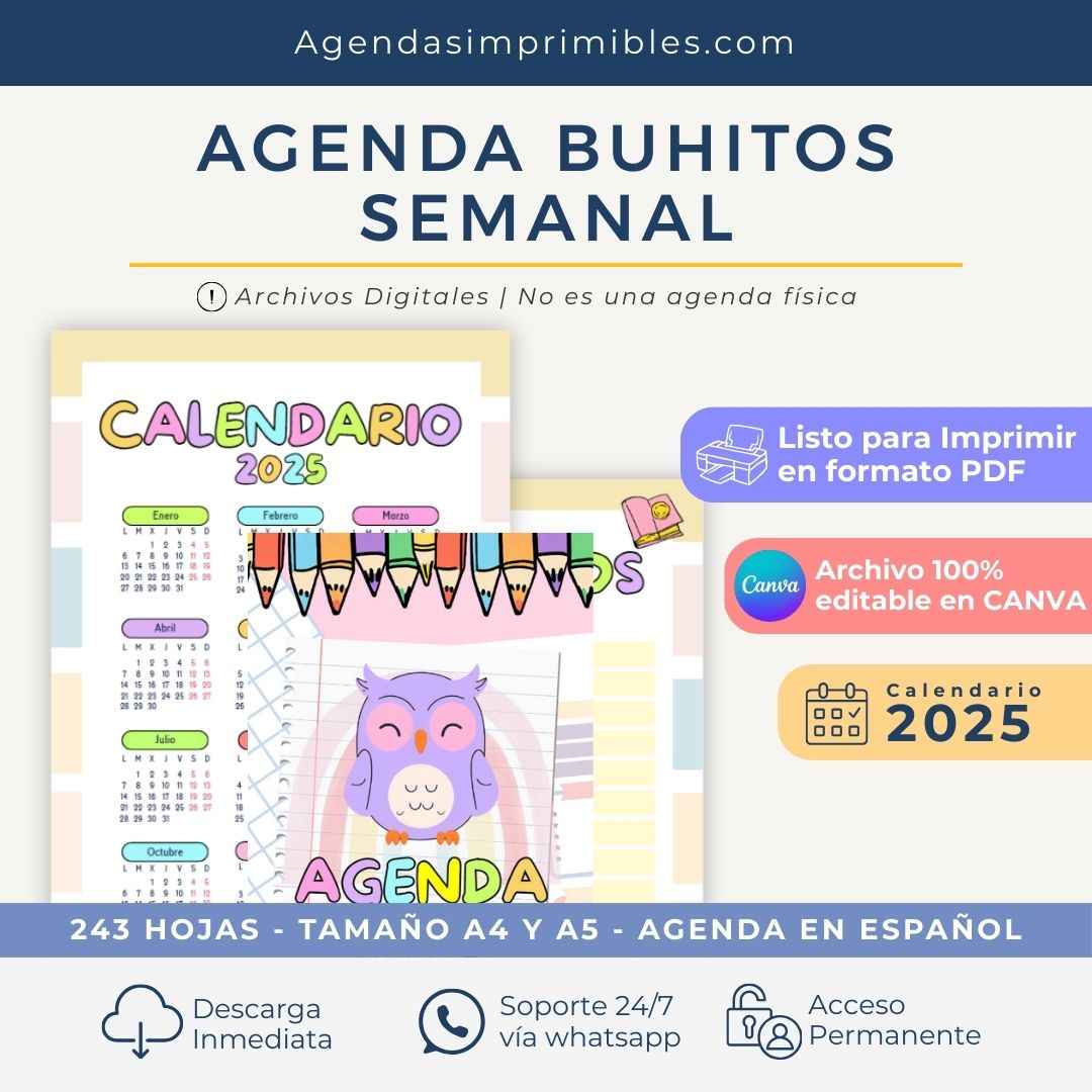 Agenda Buhitos Semanal | 2025