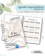 Agenda Emprendedora 2027 - Archivo Imprimible