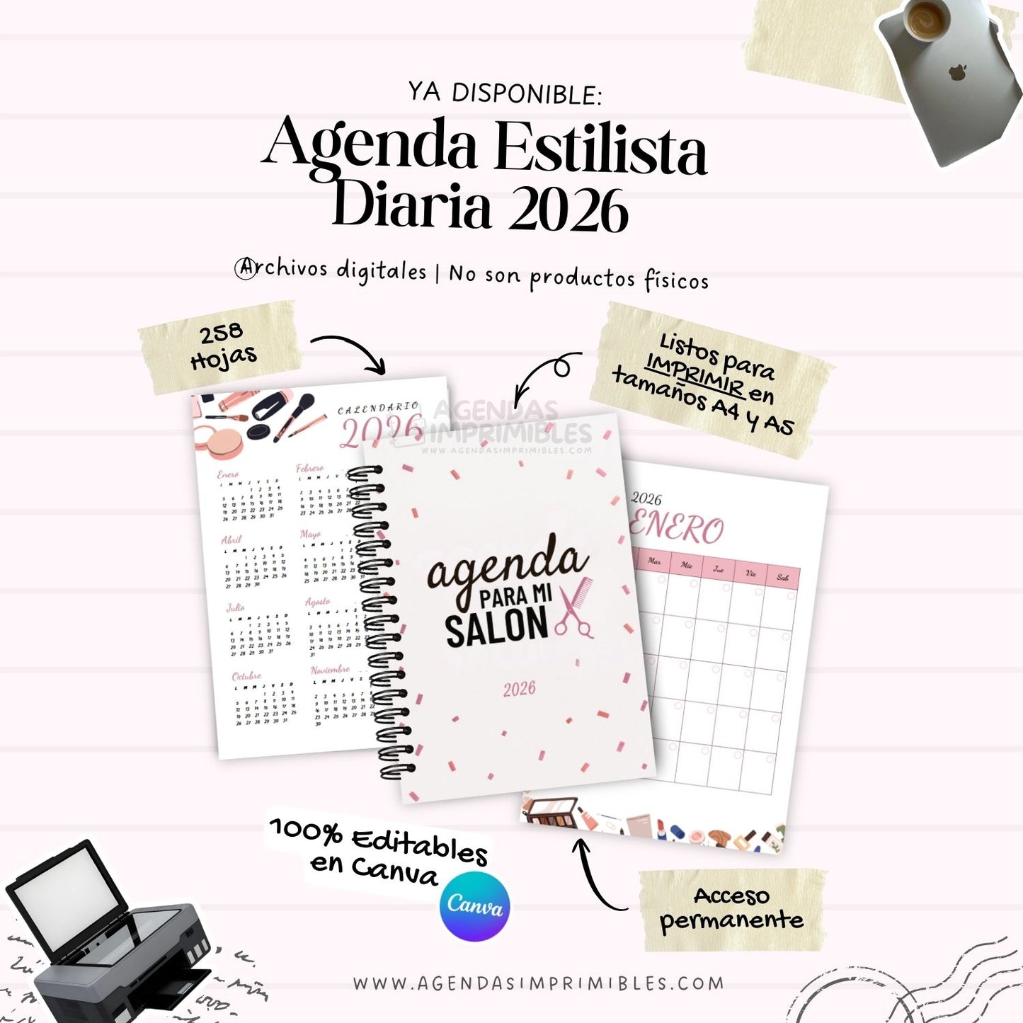 Agenda Estilista Diaria | 2026