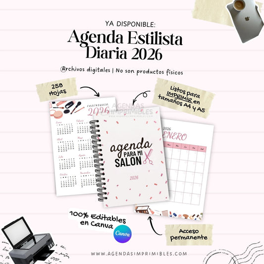 Agenda Estilista Diaria | 2026