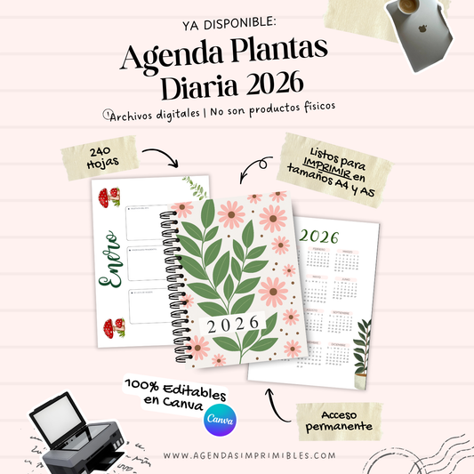 Agenda Plantitas Diaria | 2026
