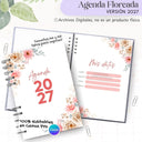 Agenda Floreada Esencial 2027 - Archivo Imprimible