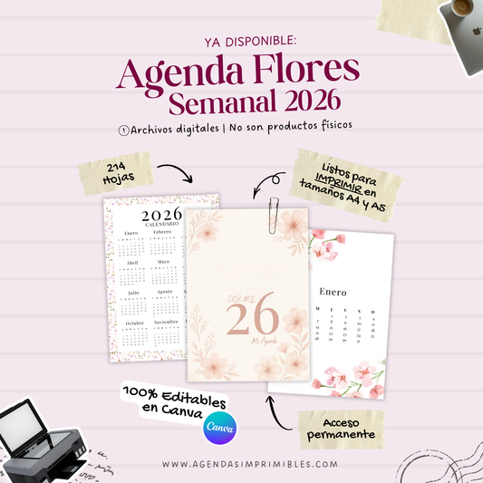 Agenda Flores Semanal  | 2026