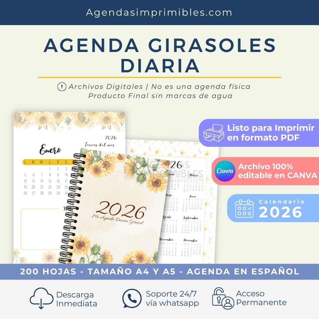 Agenda Girasol Diaria | 2026
