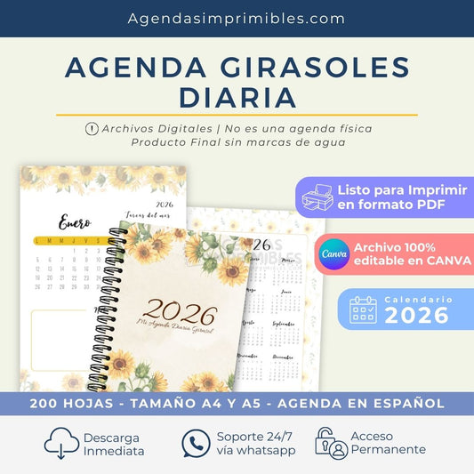 Agenda Girasol Diaria | 2026
