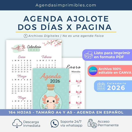 Agenda Comic Dos Días x Pagina | 2026
