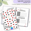 Agenda Corazones 2027 - Archivo Imprimible