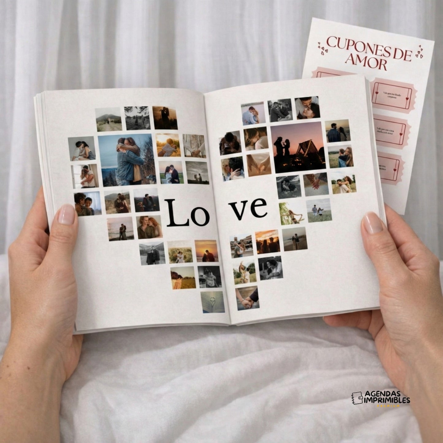 Diario de pareja “Our Love” para imprimir.