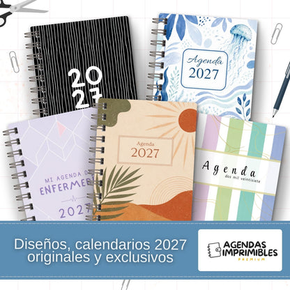 Pack de 25 Agendas Imprimibles 2027