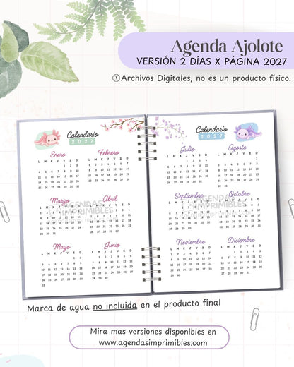 Agenda Ajolote 2027 - 2 Días - imagen 2