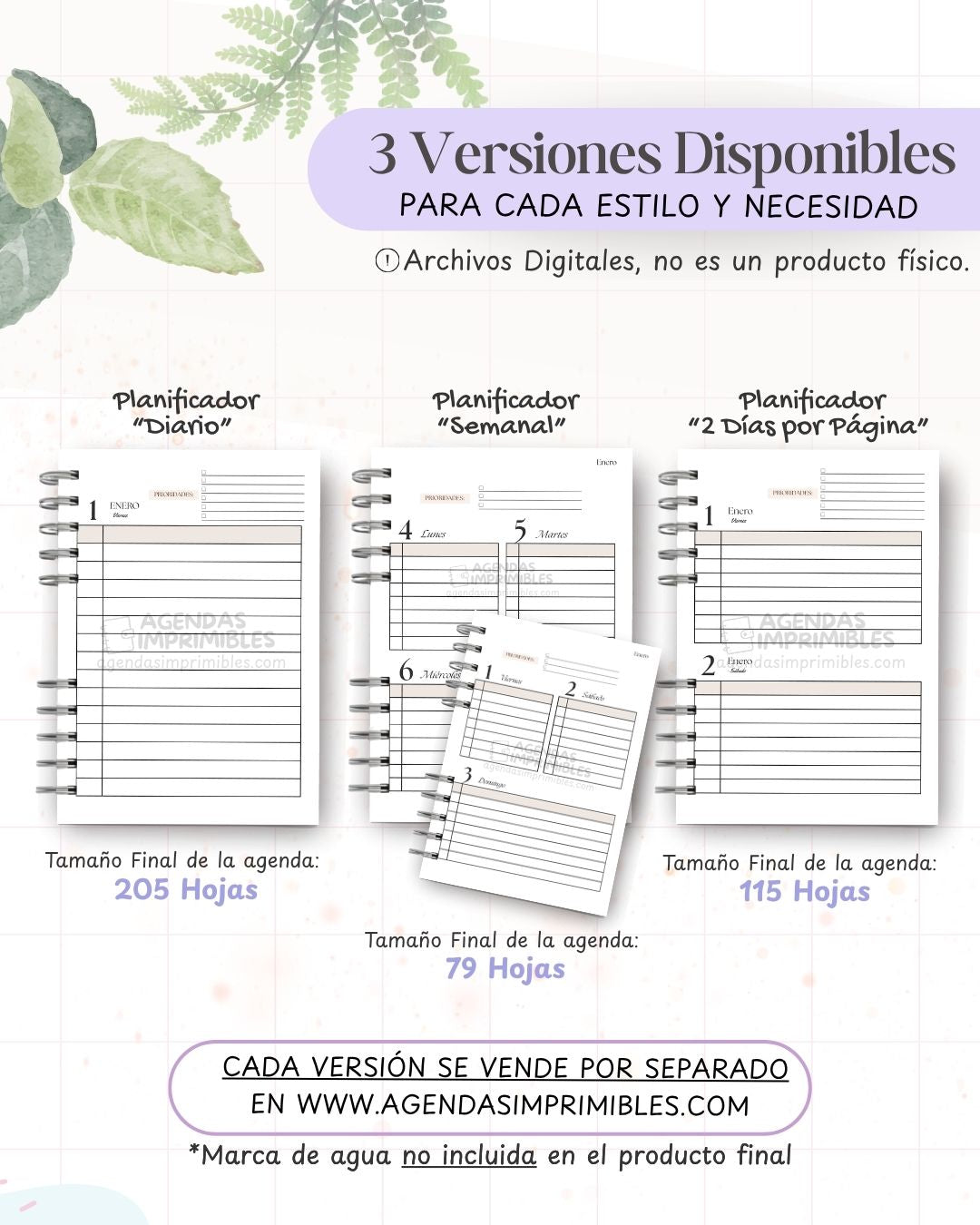 Agenda Beige 2027 - Archivo Imprimible - imagen 2